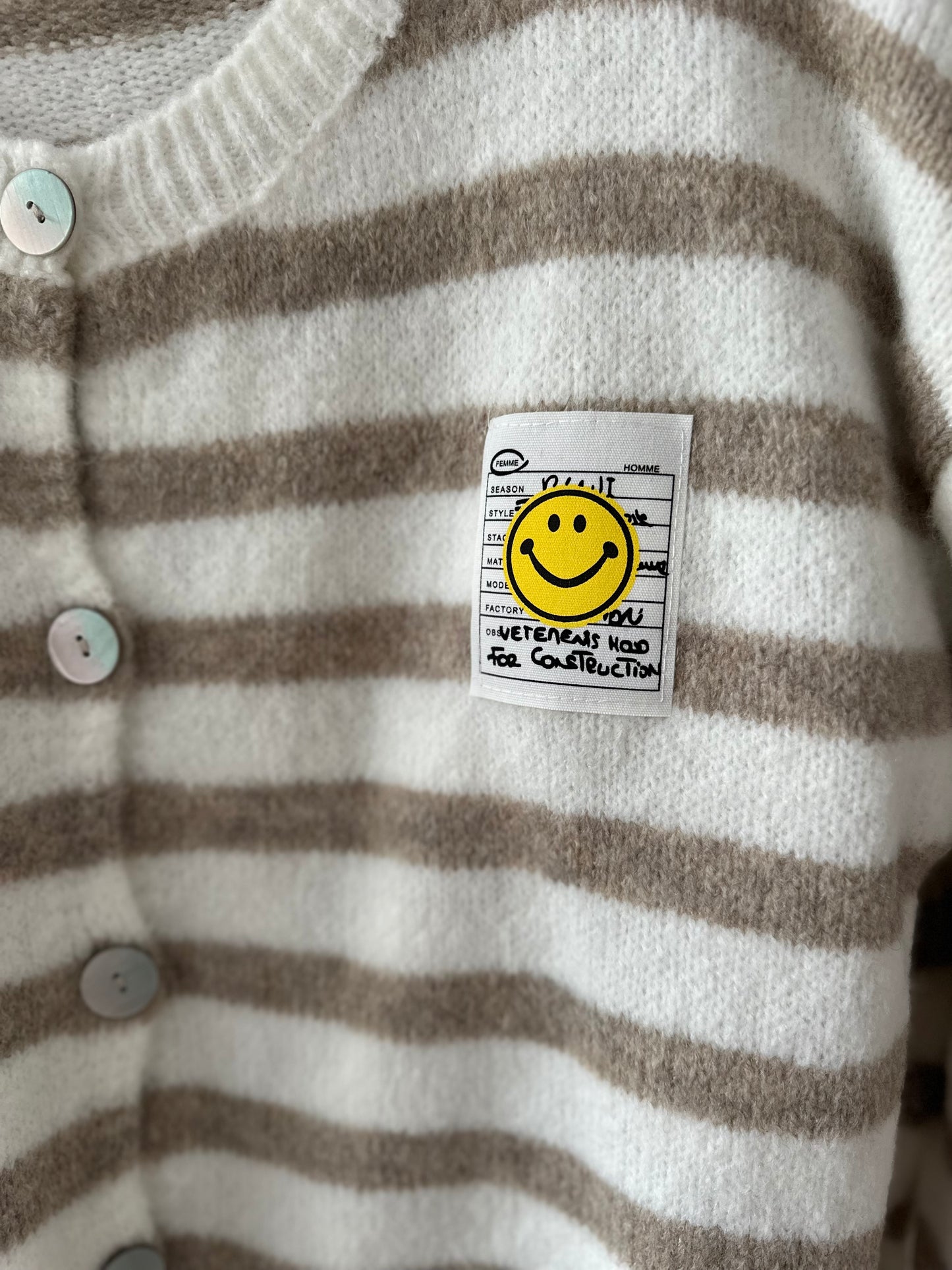 Cardigan Smilie Stripes