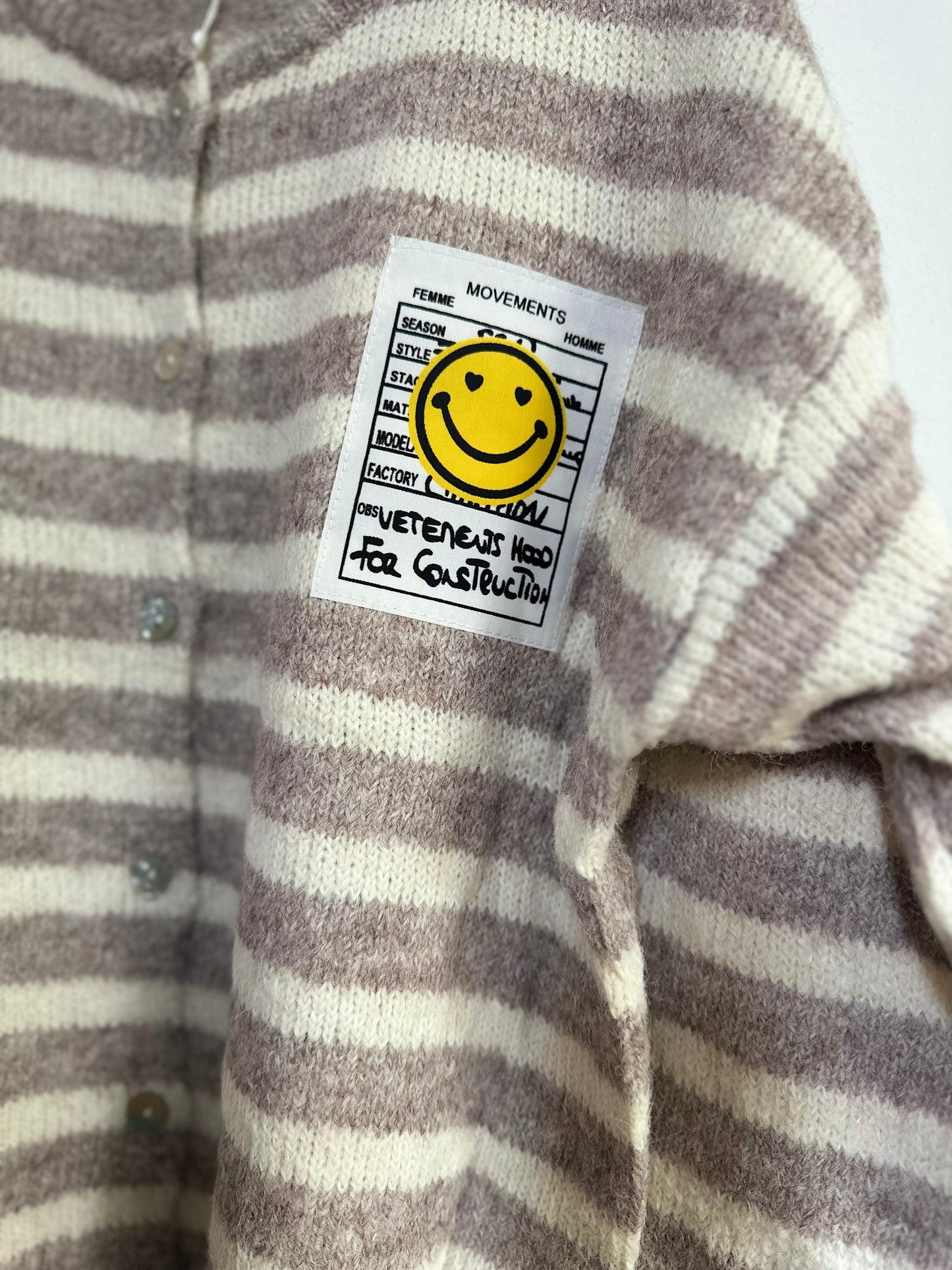 Cardigan Smilie Stripes 2.0