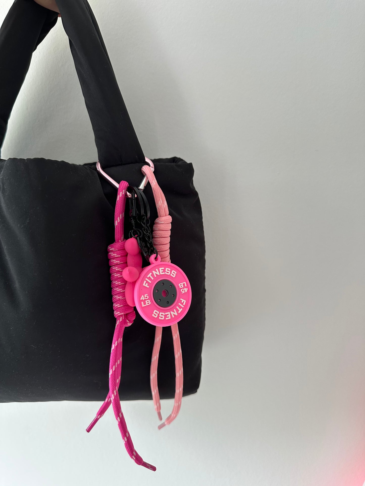 Taschenanhänger - Pink Bottle