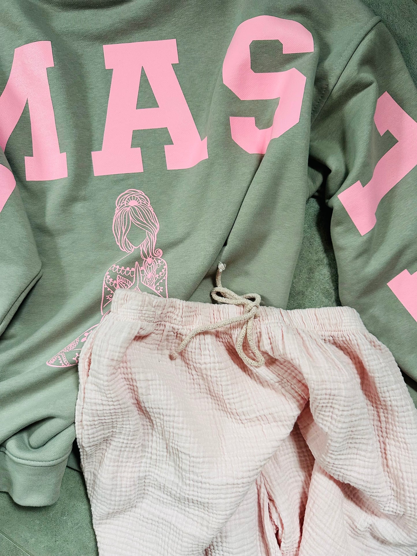 Musselin Shorts - Rosa&Grau