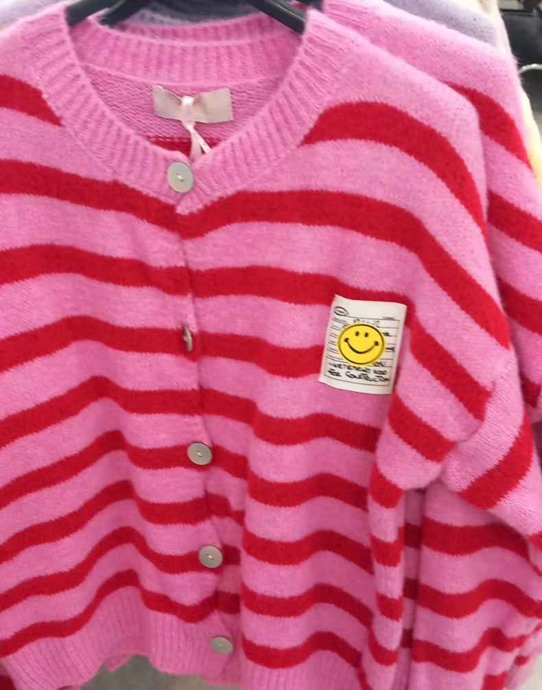 Cardigan Smilie Stripes
