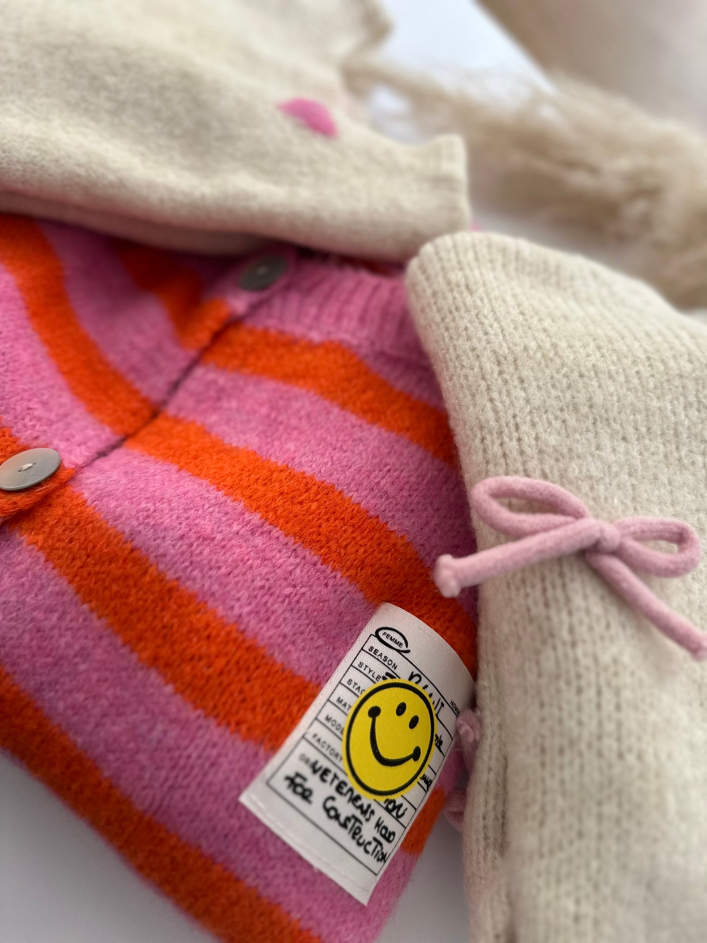 Cardigan Smilie Stripes