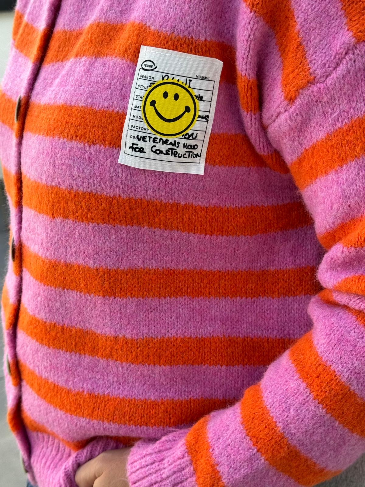 Cardigan Smilie Stripes