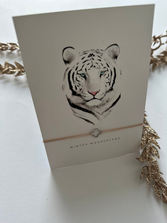 Weihnachtskarte + Armband