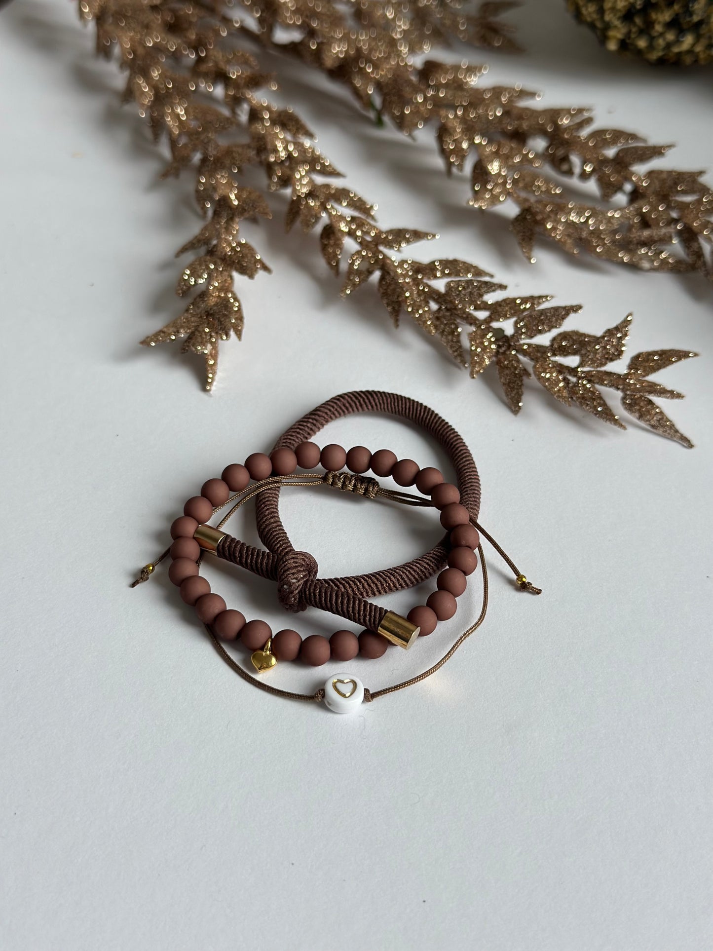 Armbandset Brown Bliss