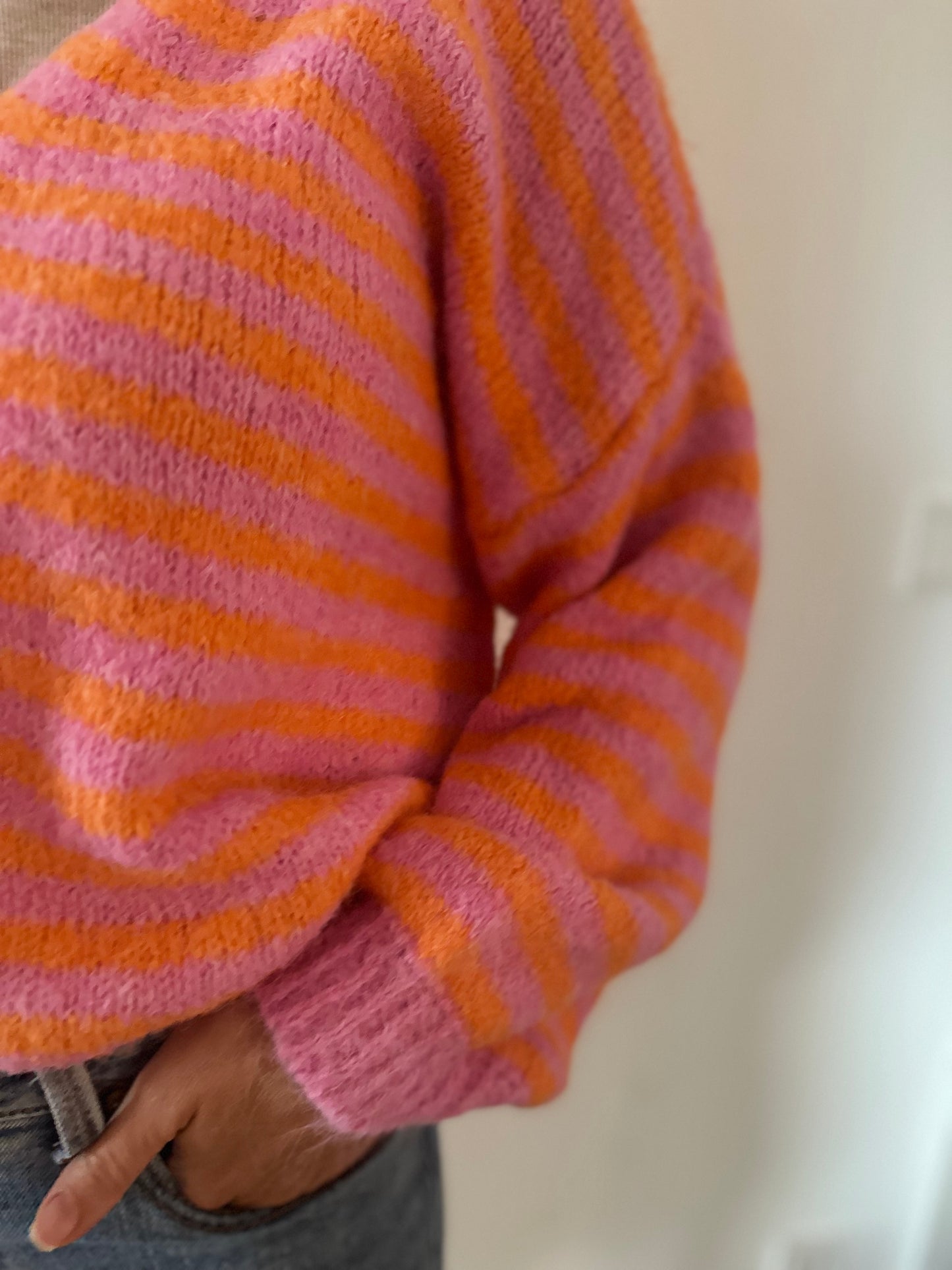Cardigan Sunset Stripes