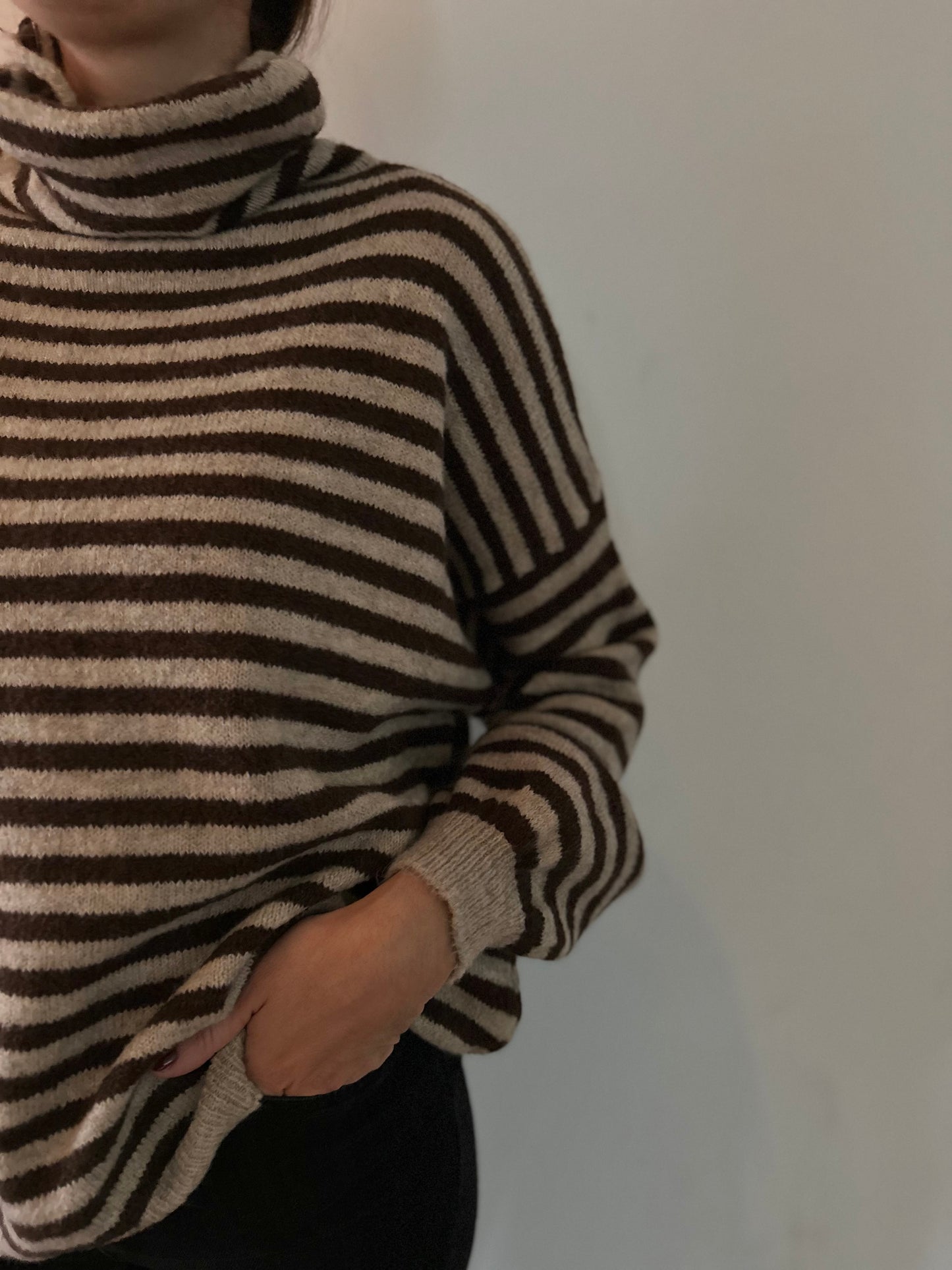 Rollkragenpullover Happy Stripes