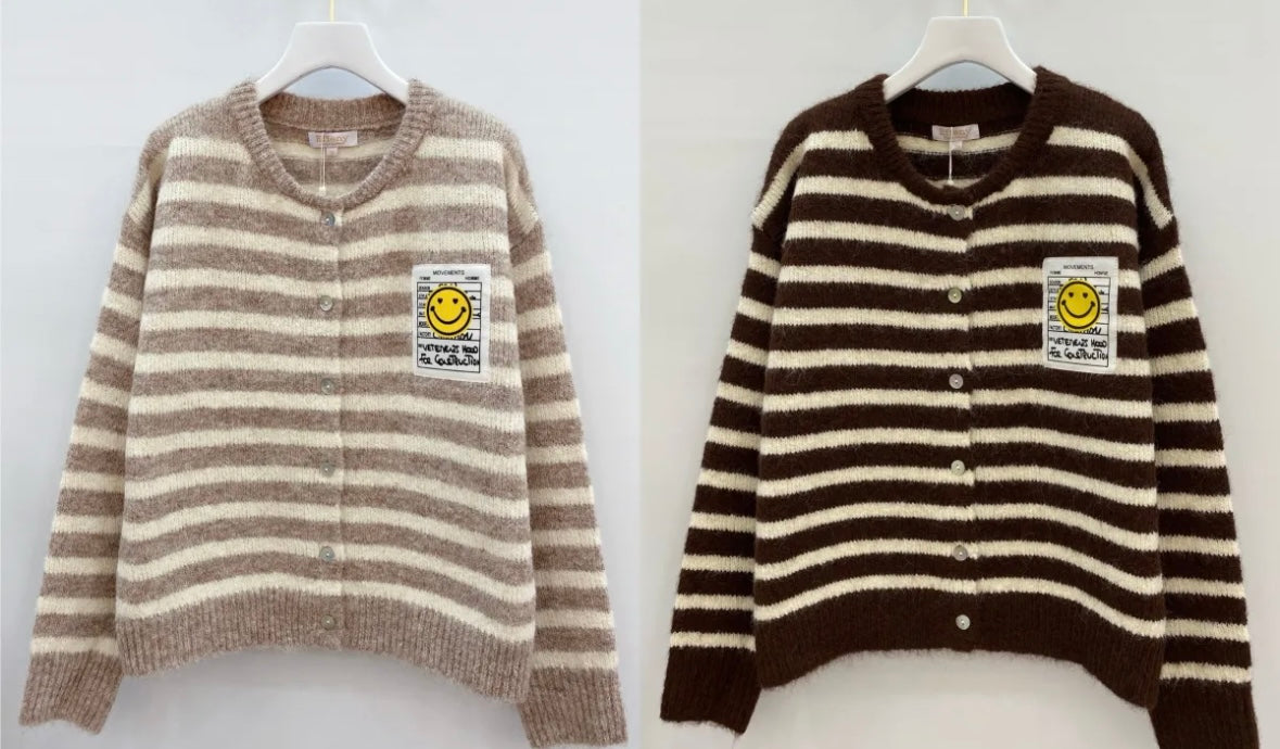 Cardigan Smilie Stripes 2.0