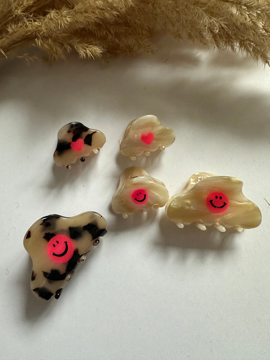 Haarspange Smilie Herz