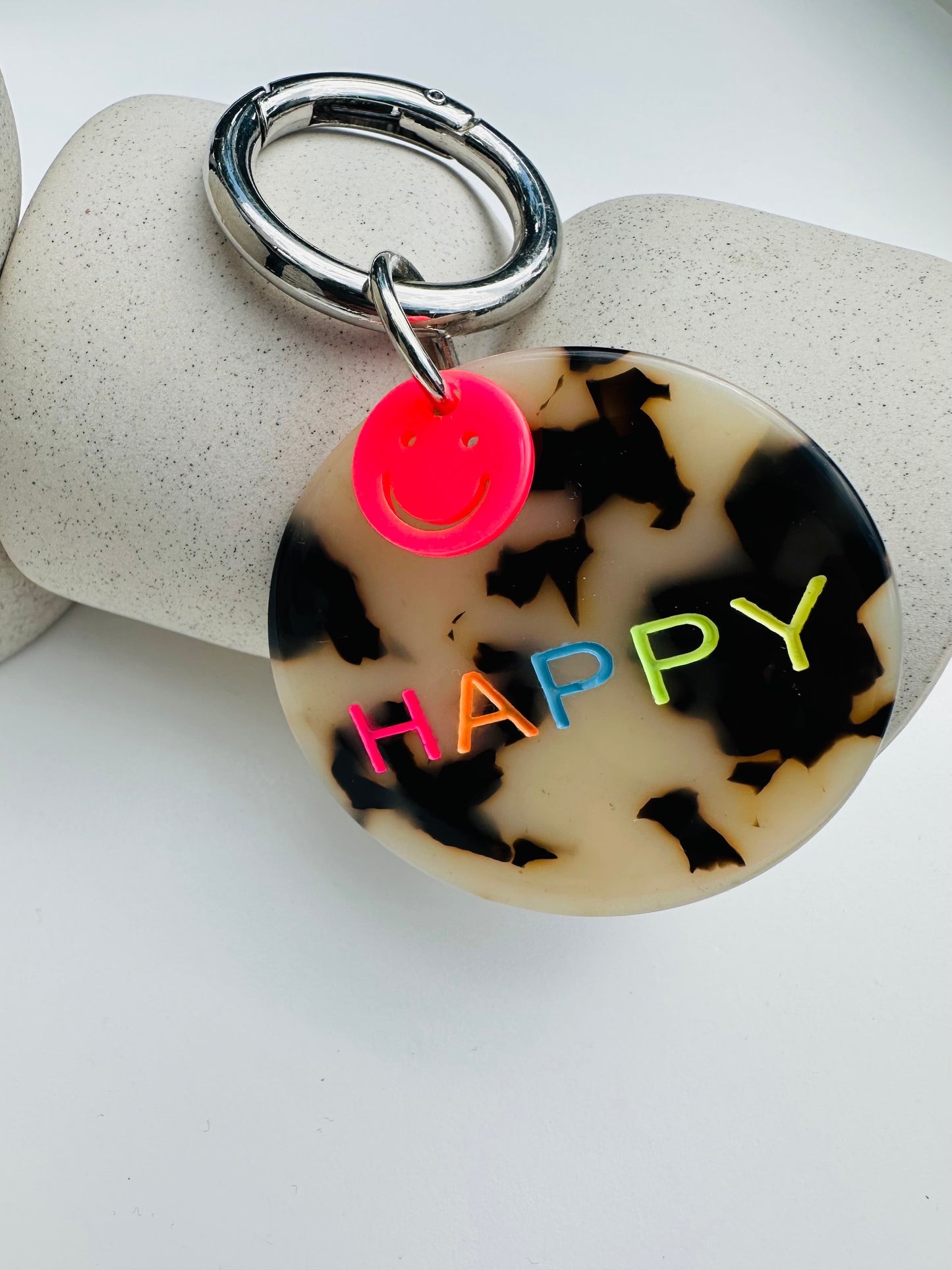 Schlüsselanhänger HAPPY