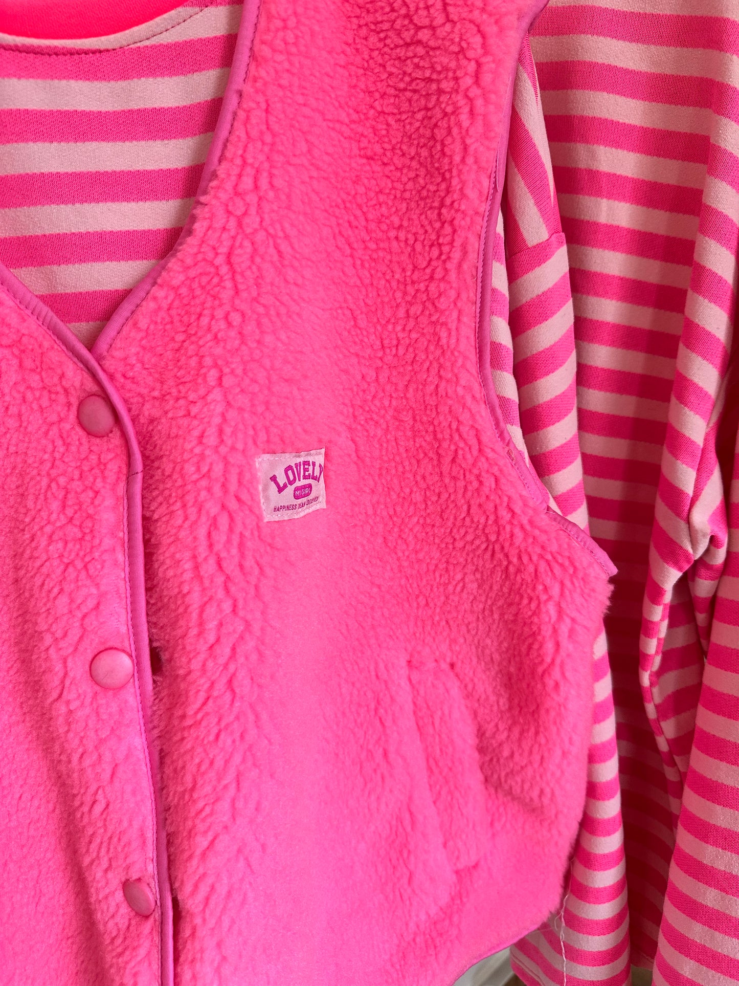 Teddyweste Lovely Pink