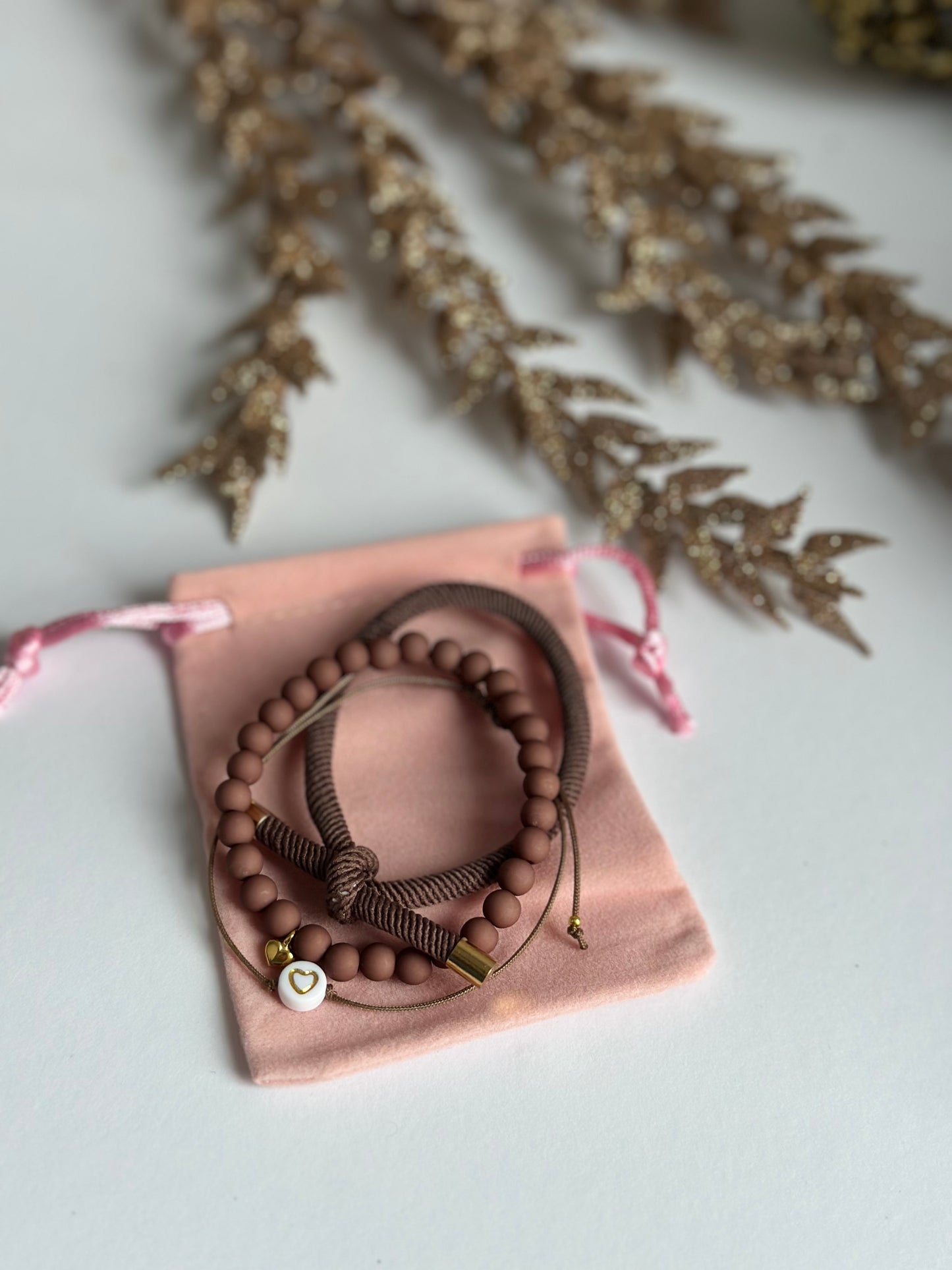 Armbandset Brown Bliss