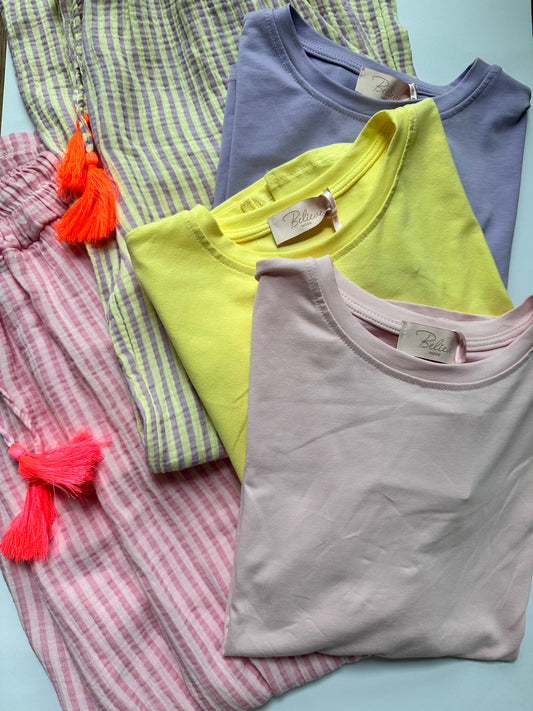 T-Shirt Basic - versch. Farben