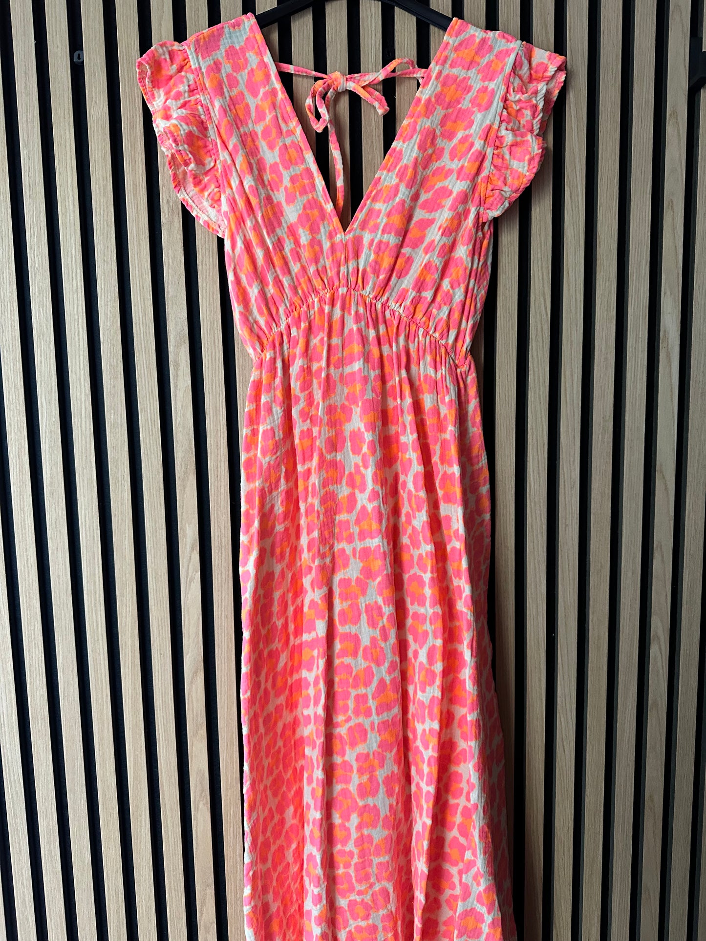 Musselinkleid Neon Summer