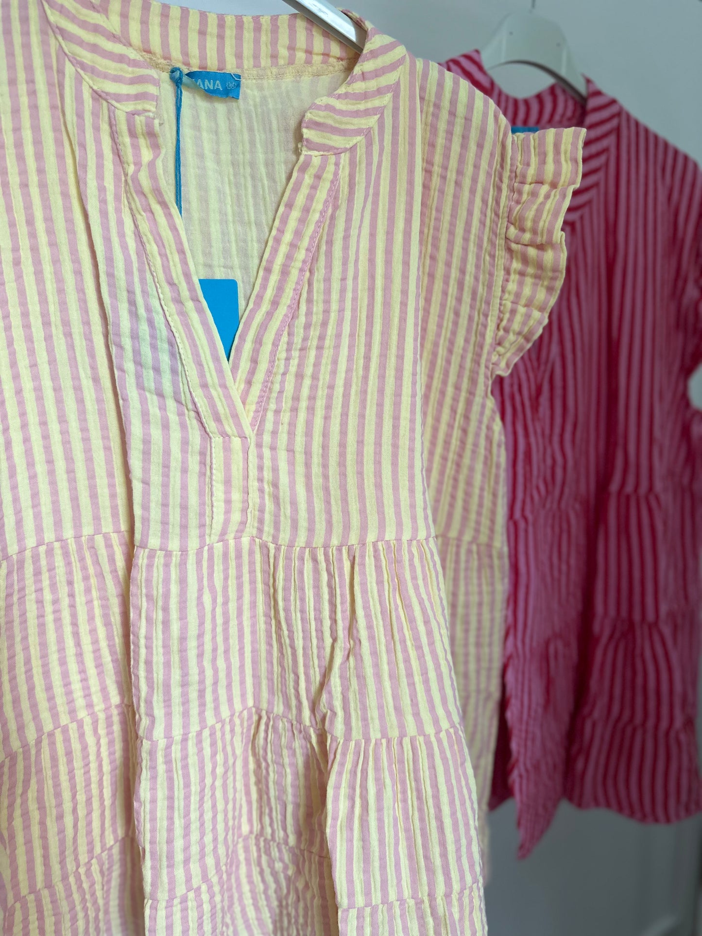 Musselin-Bluse mit Volants