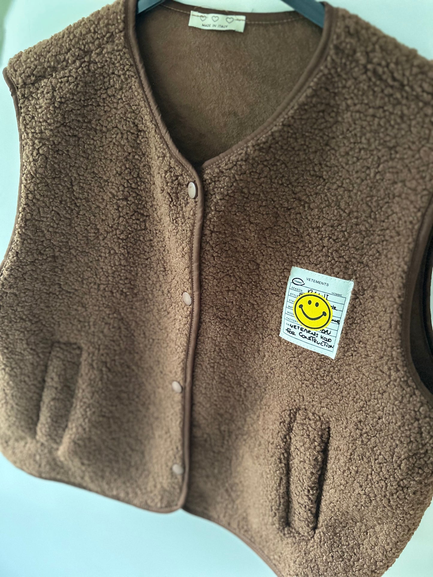 Teddyweste Smilie