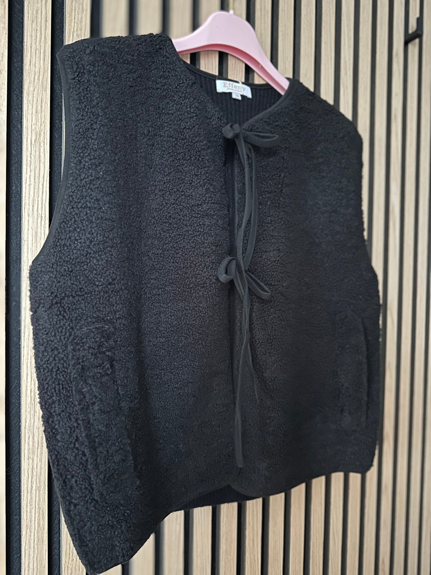 Teddyweste Bow - div. Farben