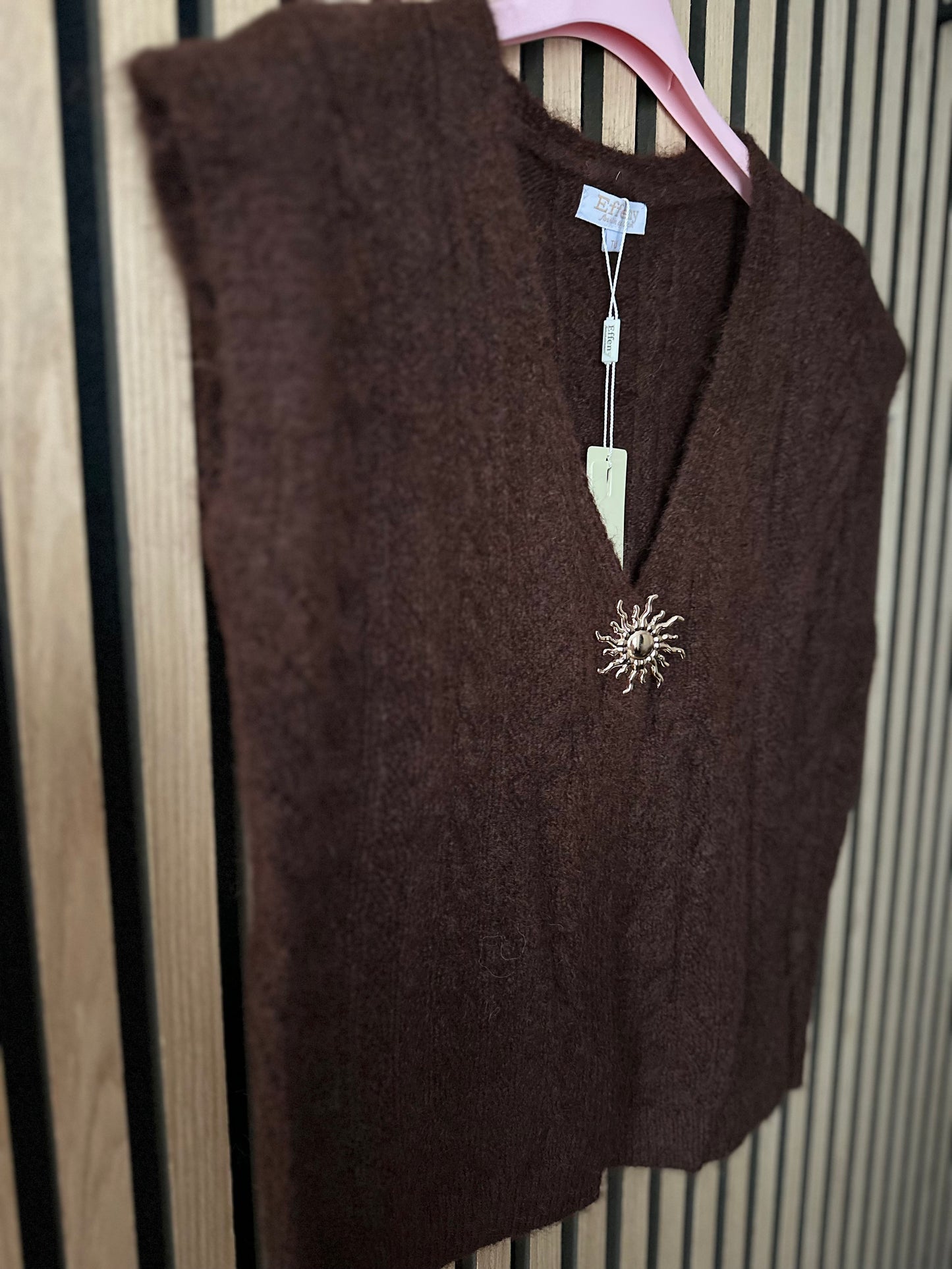 Strickweste Golden Sun