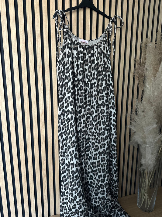 Musselinkleid Maxi Leo