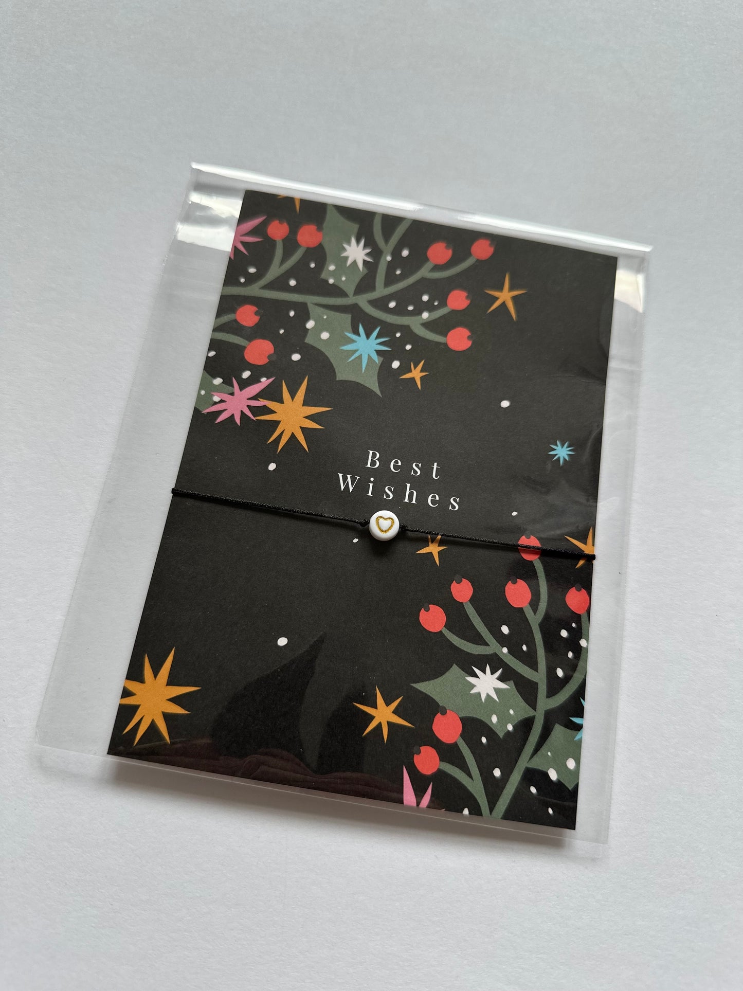 Weihnachtsgruß + Smiliearmband