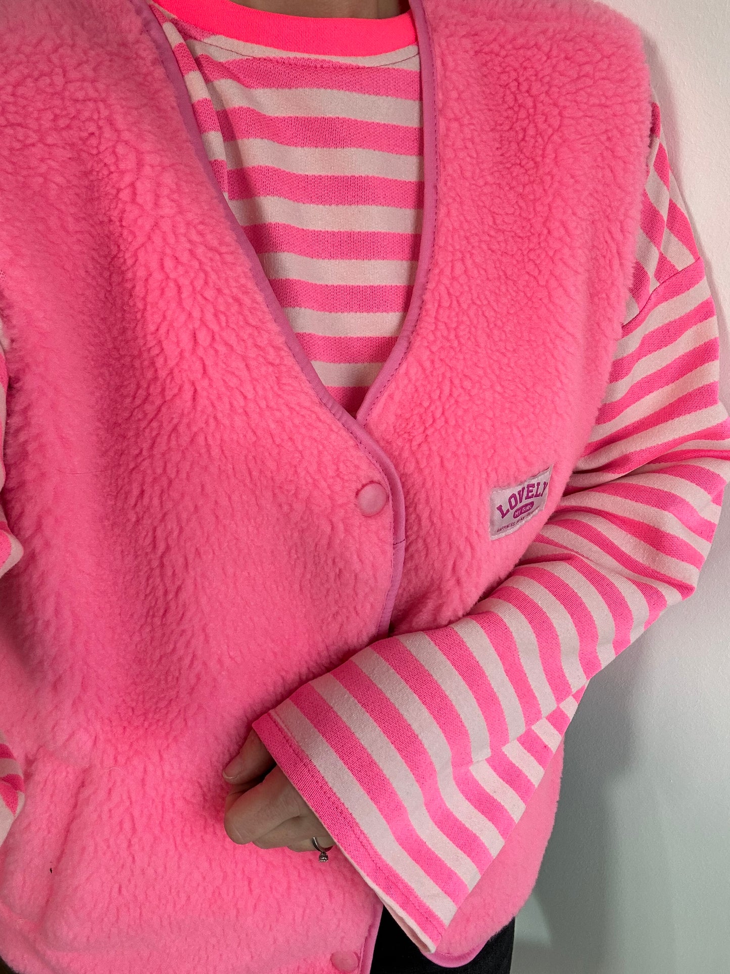 Teddyweste Lovely Pink