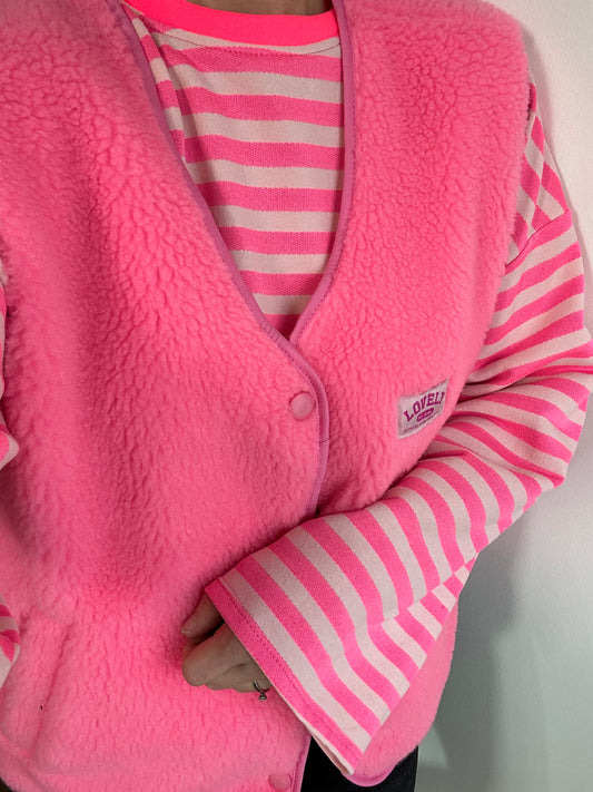 Teddyweste Lovely Pink